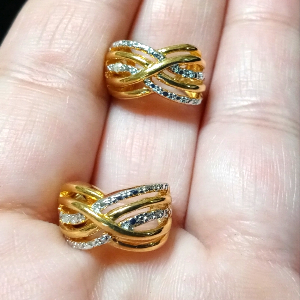 Elegant Half Hoop Earrings
